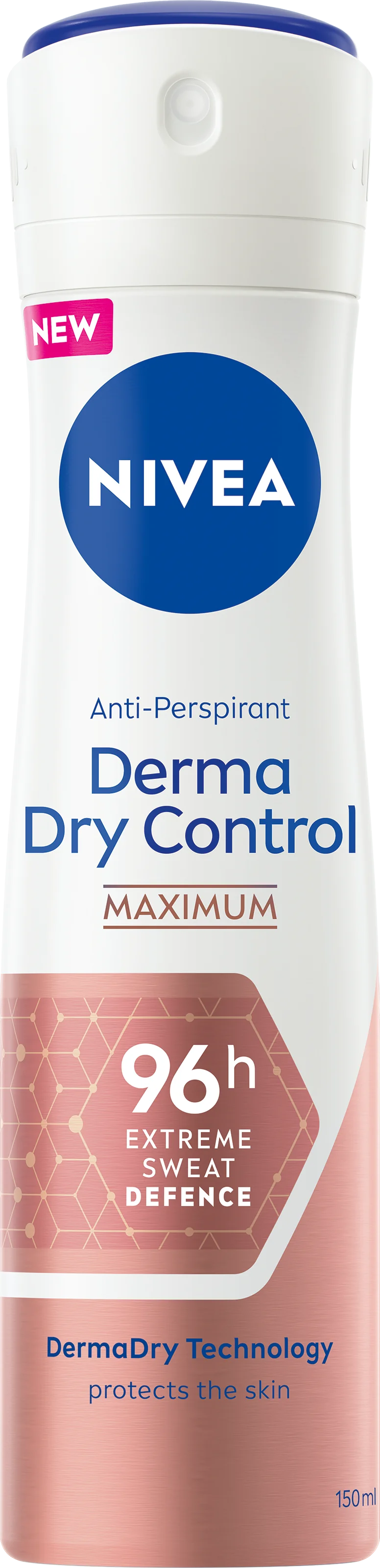 Nivea Derma Dry Control Maximum antyperspirant damski w sprayu, 150 ml