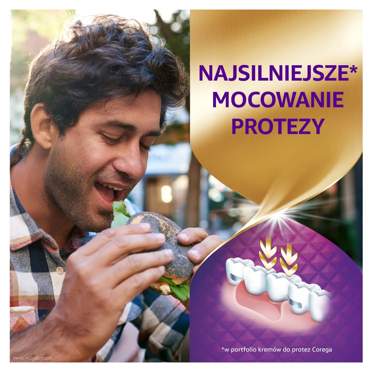 Corega Max Osłona krem mocujący do protez zębowych, smak neutralny, 40 g