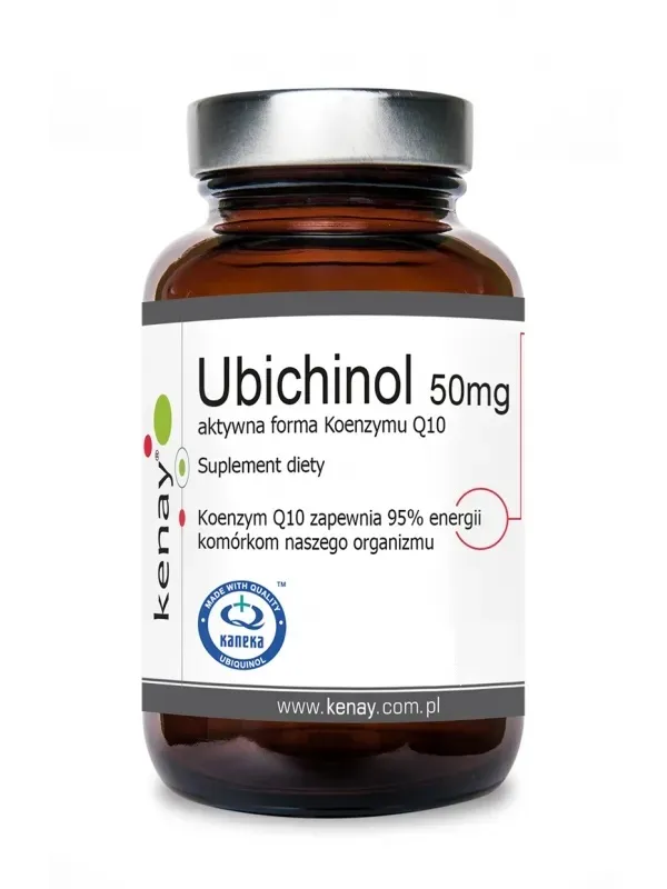KenayAG, Ubichinol, aktywna forma koenzymu Q-10 50 mg, suplement diety, 300 kapsułek