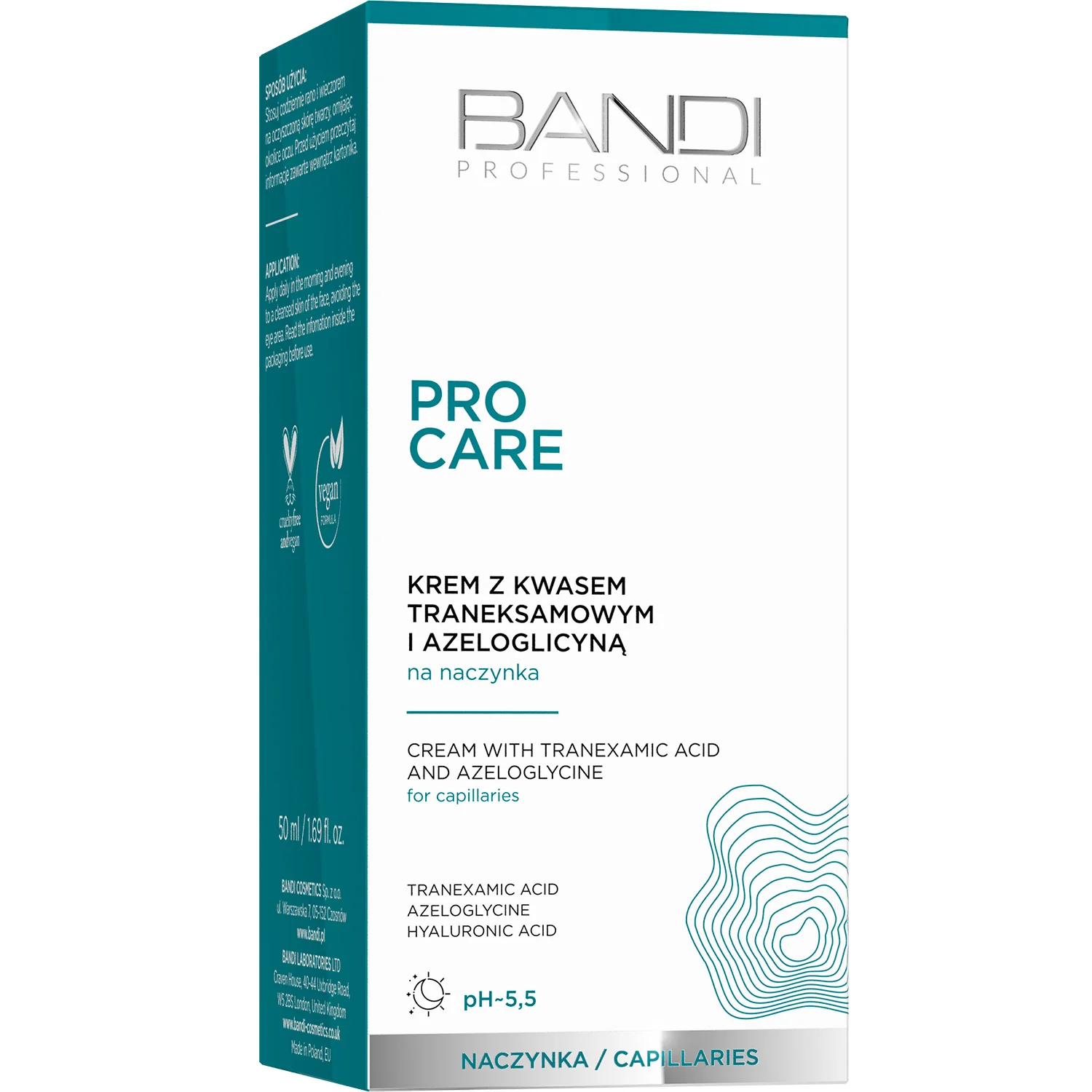 Bandi Pro Care krem z kwasem traneksamowym i azeloglicyną, 50 ml