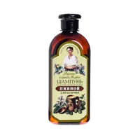 Receptury Babuszki AgafiiI, szampon do włosów dla mężczyzn, piwny, 350 ml