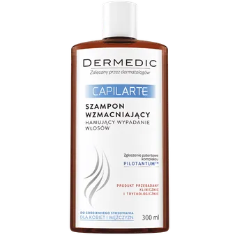 Dermedic Caplilarte, szampon wzmacniający hamujący wypadanie włosów, 300 ml 