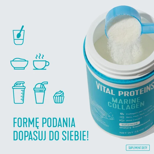 Vital Proteins Marine Collagen Kolagen rybi smak neutralny, 221 g
