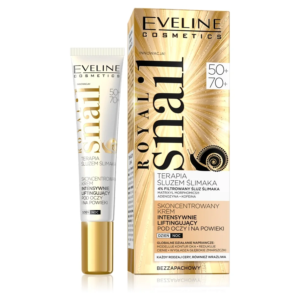 Eveline Cosmetics Royal Snail skoncentrowany krem pod oczy i na powieki, 20 ml