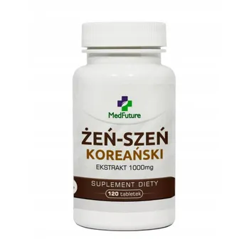 Żeń-Szeń koreański, ekstrakt, 1000 mg, 120 tabletek 