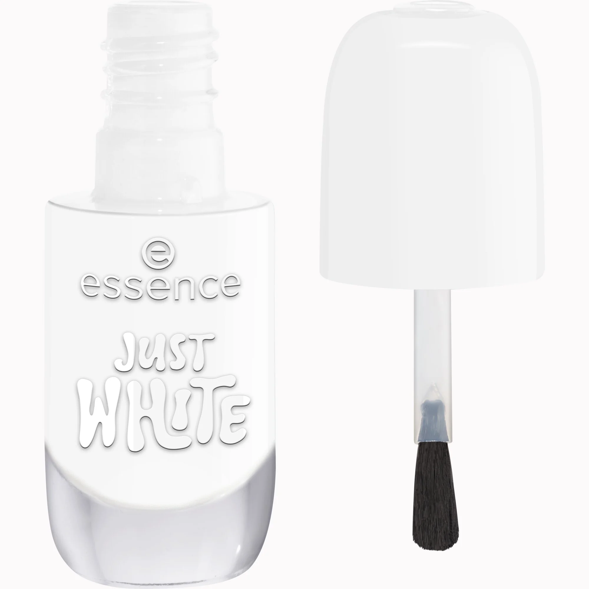Essence Gel Nail Polish lakier do paznokci 33 Just White, 8 ml