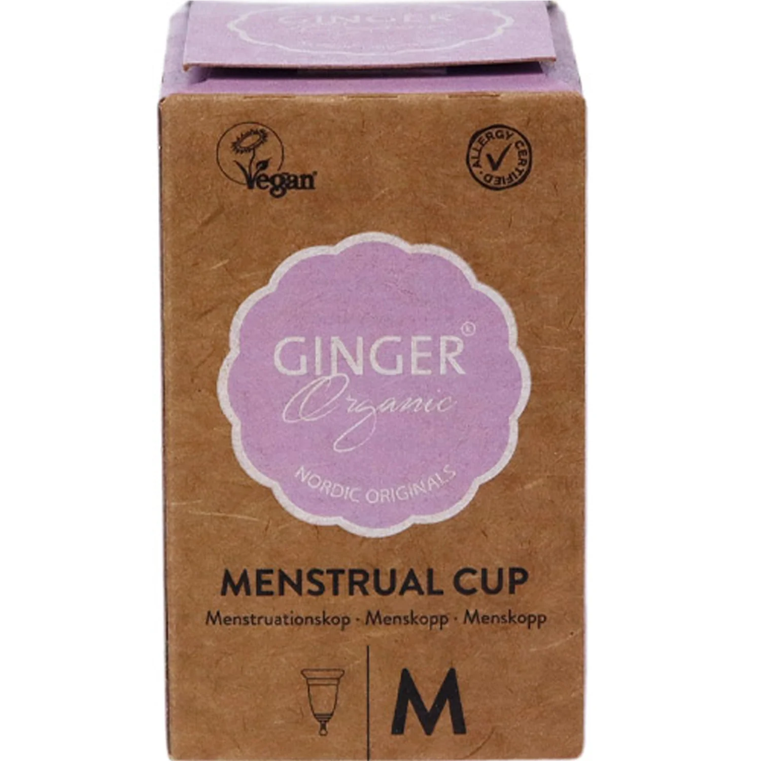 GingerOrganic kubeczek menstruacyjny M, 1 szt.