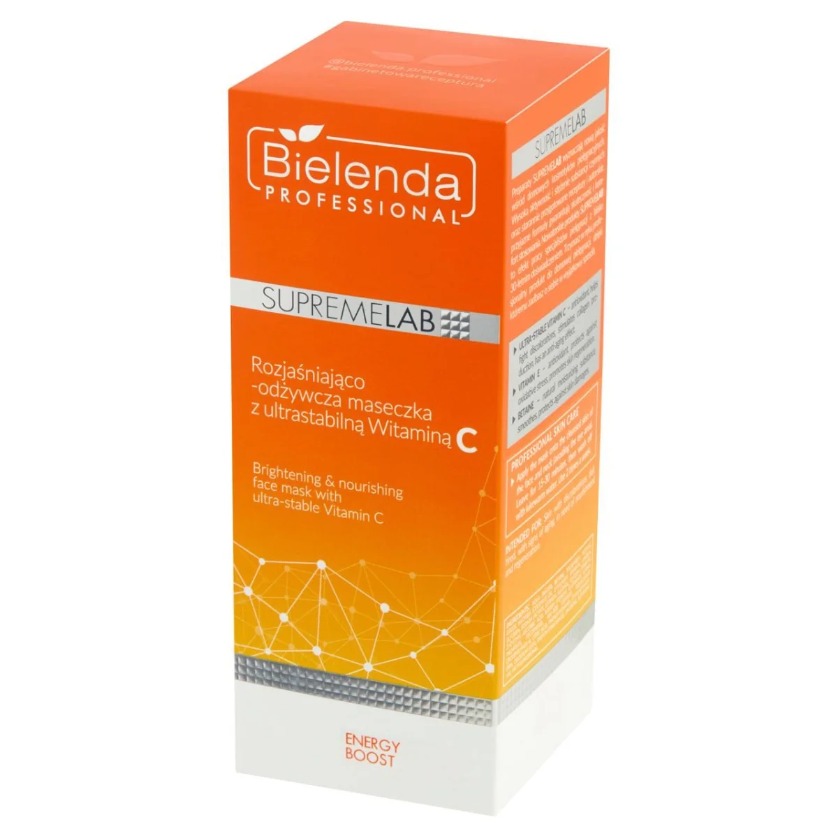Bielenda Professional SupremeLab rozjaśniająco-odżywcza maseczka z ultrastabilną witaminą C, 70 ml