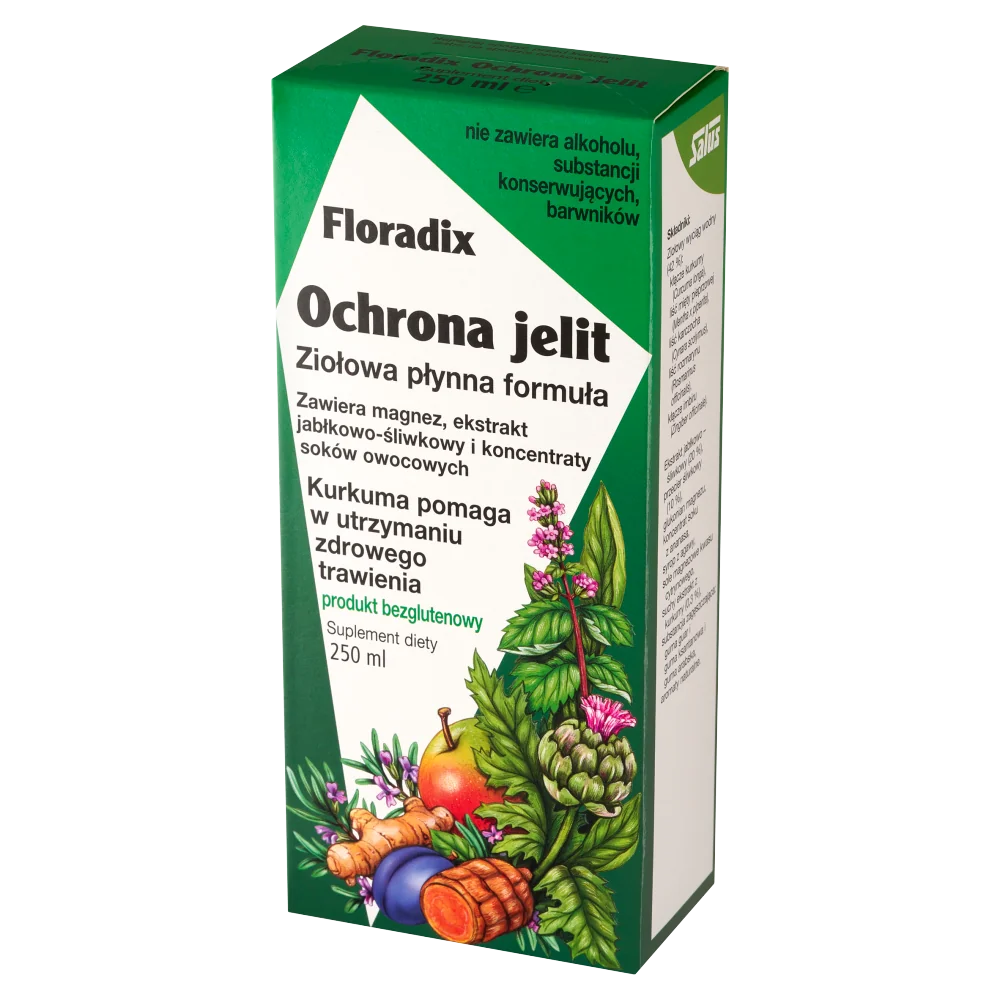 Floradix Ochrona Jelit suplement diety, 250 ml