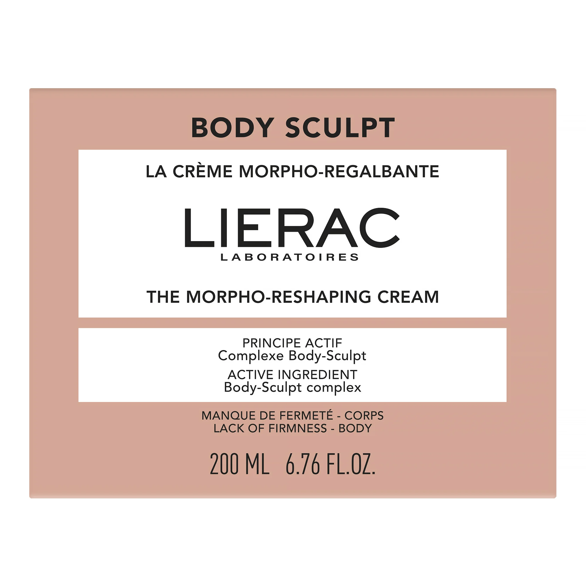 Lierac Body Sculpt ujędrniający krem modelujący do ciała, 200 ml