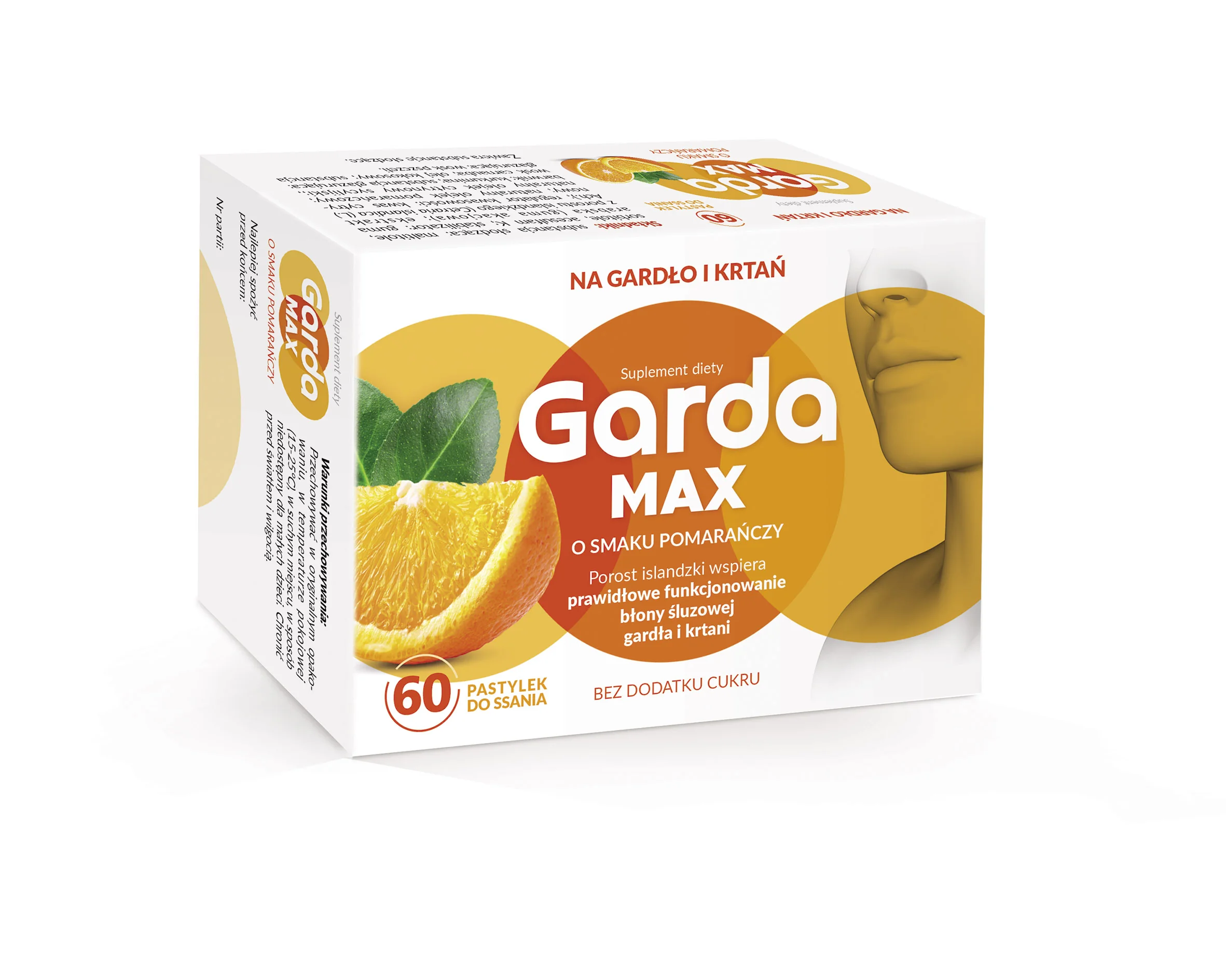 Garda Max o smaku pomarańczy 60 pastylek