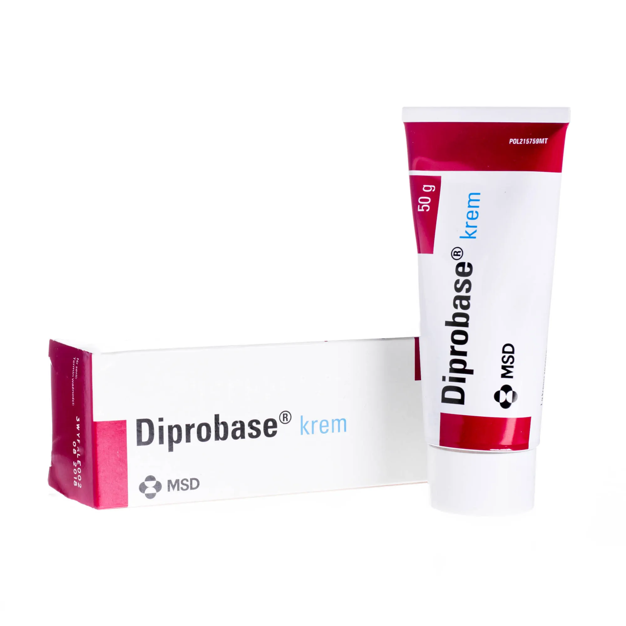 Diprobase krem - lek w postaci kremu do stosowania miejscowego na skórę, 50 g