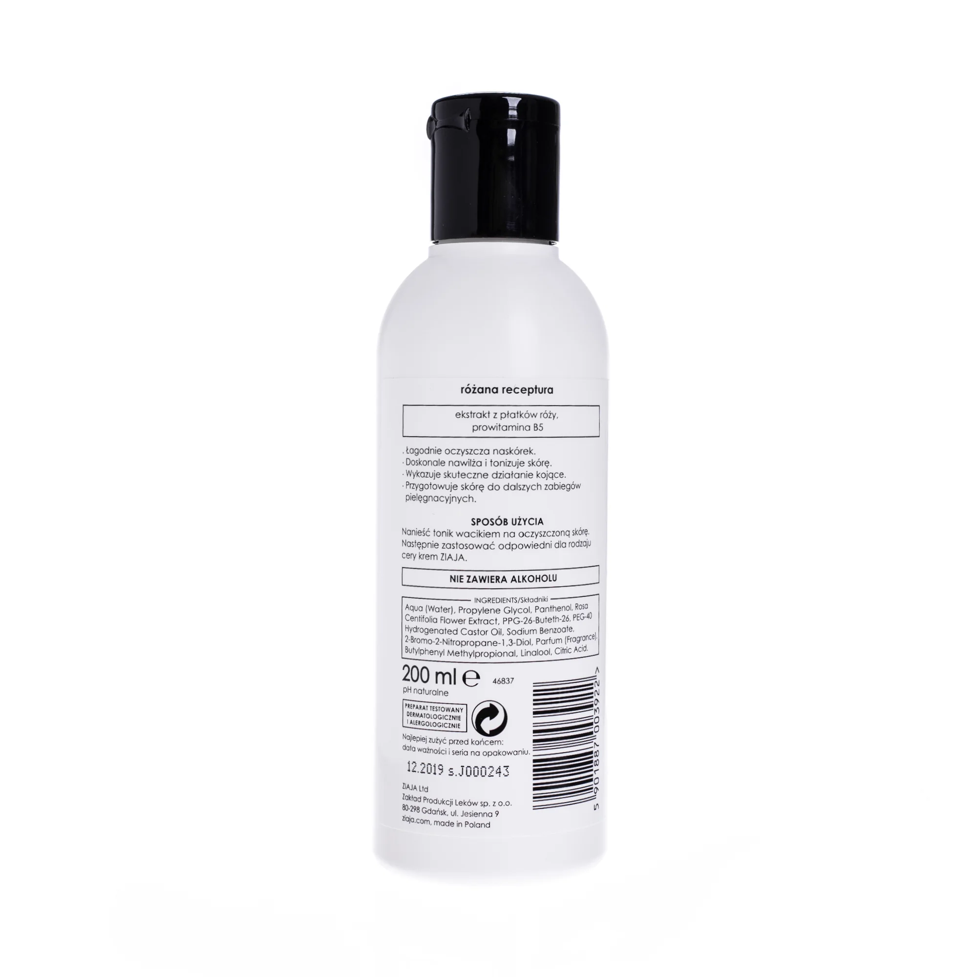 Ziaja Płatki Róży tonik odświeżający, 200 ml