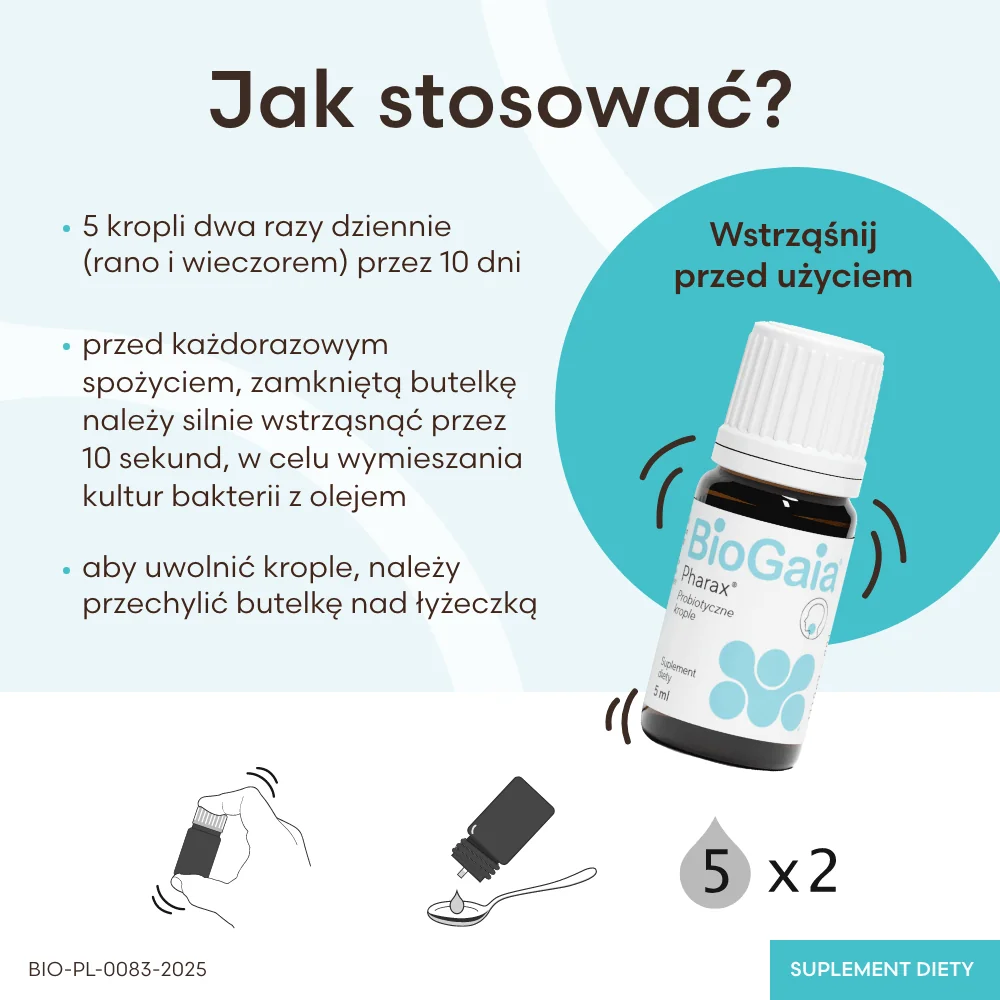 BioGaia Pharax krople, 5 ml