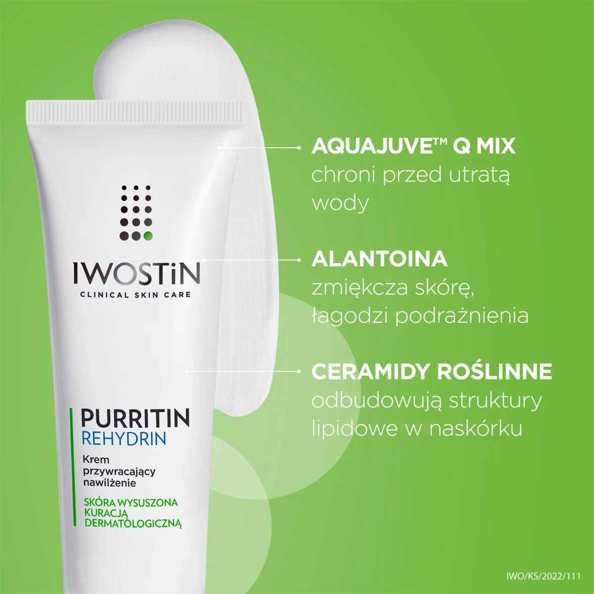 Iwostin Purritin Rehydrin krem przywracający nawilżenie, 40 ml