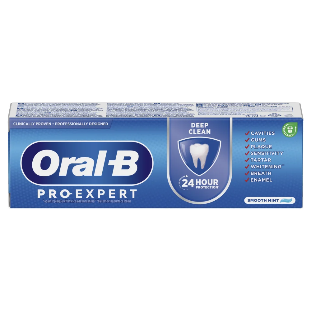 Oral-B Pro-Expert Deep Clean dokładnie czyszcząca pasta do zębów, 75 ml