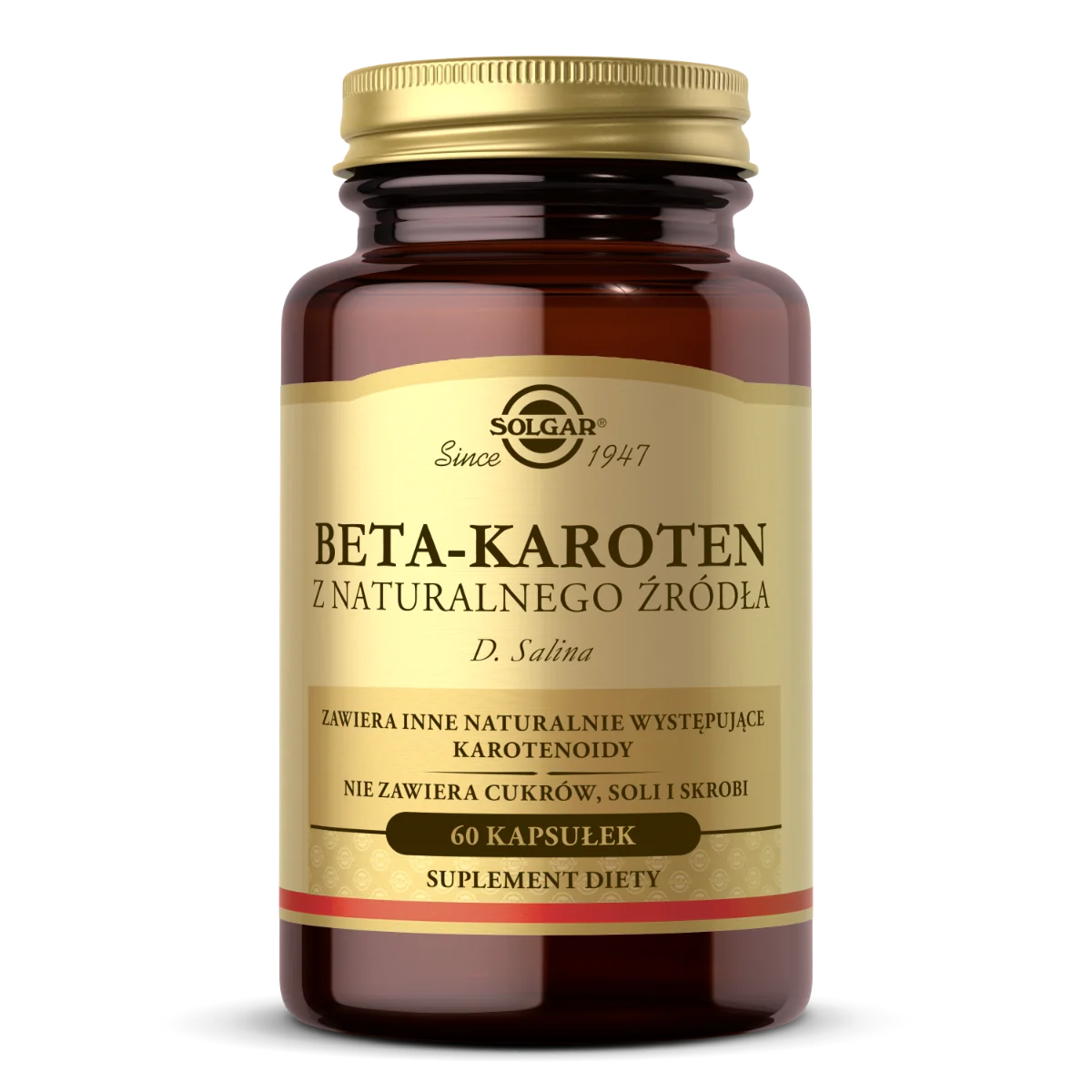 Solgar Naturalny Beta Karoten 60 kapsułek