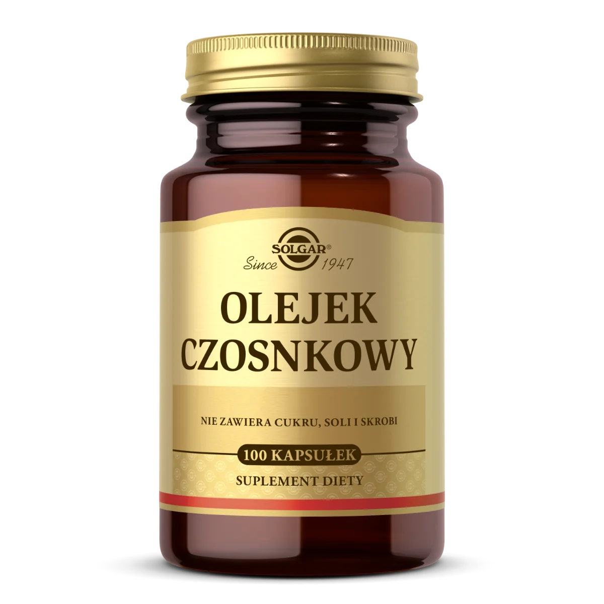 Solgar olejek czosnkowy, 100 kapsułek