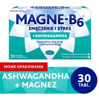 Magne-B6 Zmęczenie i Stres, suplement diety, 30 tabletek powlekanych