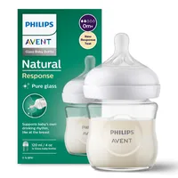 Philips Avent responsywna butelka dla niemowląt Natural SCY930/01 szklana, 120 ml