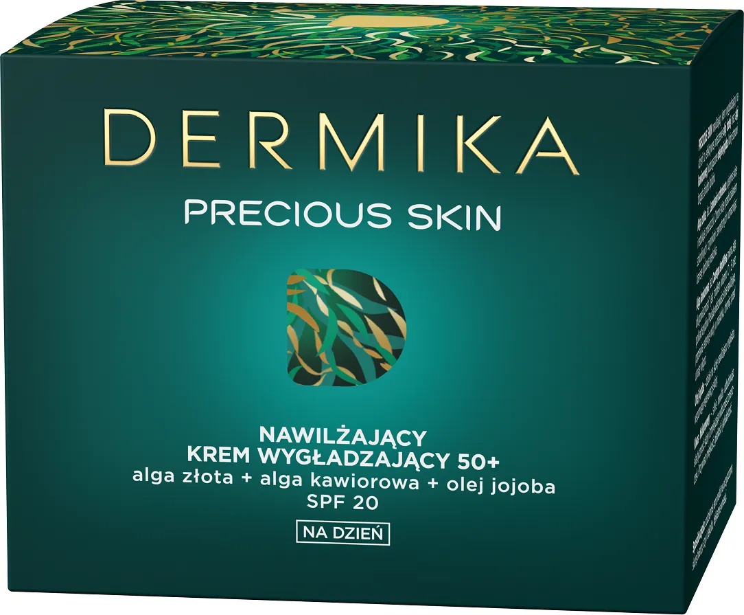 Dermika Precious Skin Nawilżający krem wygładzający na dzień SPF 20 50+, 50 ml