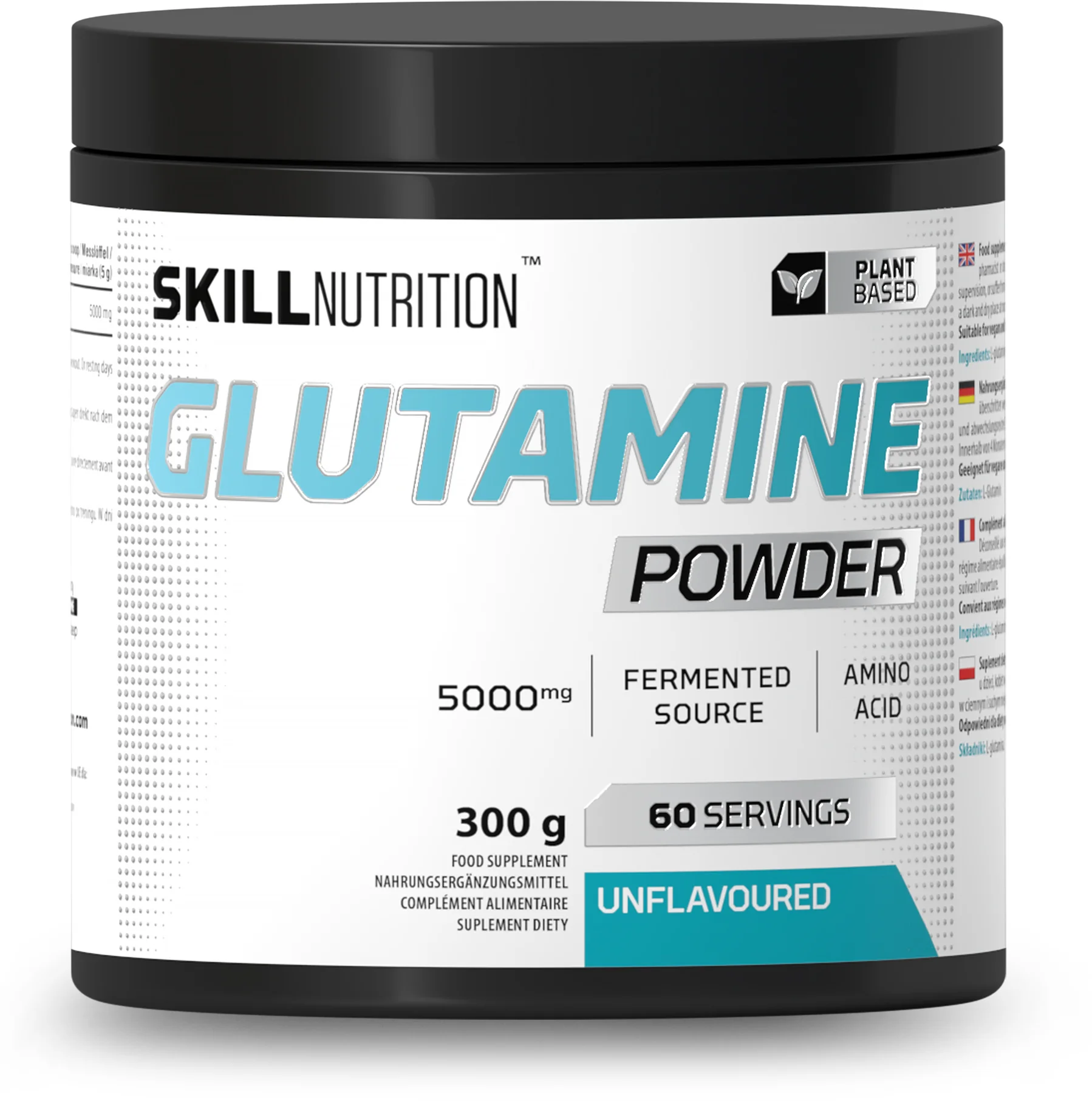 Skill Glutamine bezsmakowy, proszek, 300 g