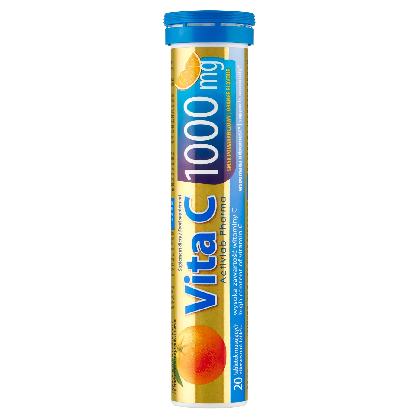 Activlab Pharma Vita C 1000 mg pomarańcza, 20 tabletek musujących