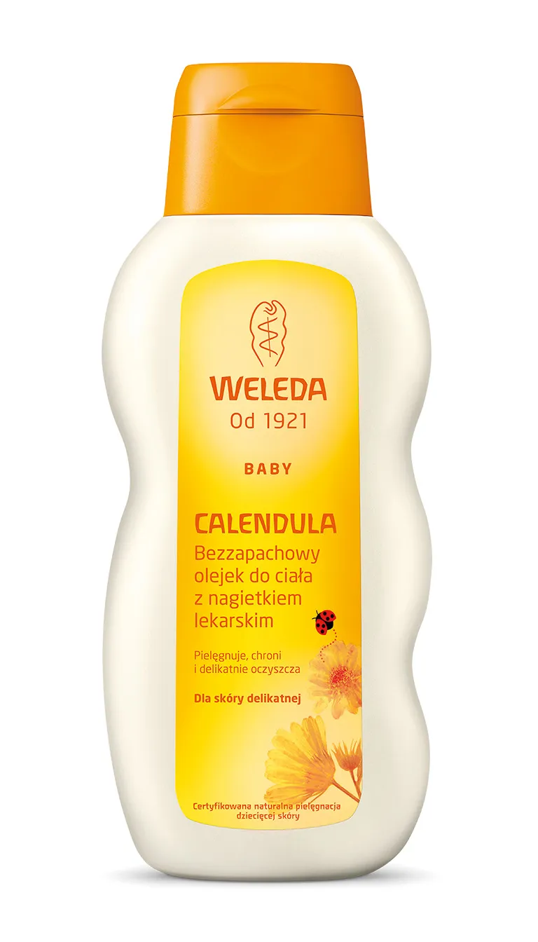 Weleda Calendula, olejek dla dzieci i niemowląt z nagietkiem, bezzapachowy, 200 ml