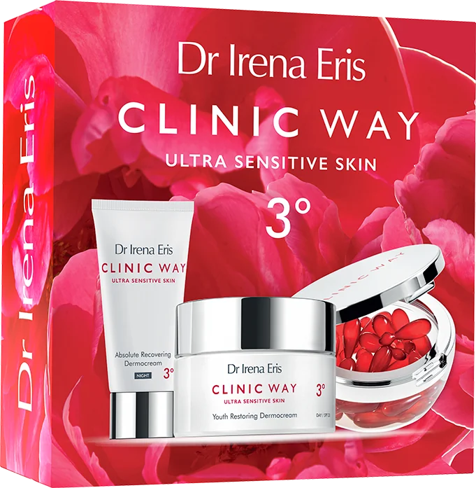 Dr Irena Eris Clinic Way 3º Odmłodzenie zestaw, 50 + 15 ml
