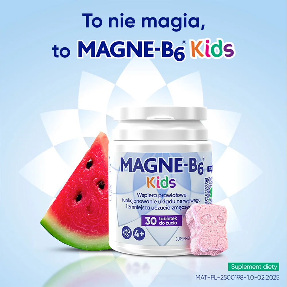 Magne B6 Kids 30 tabletek do żucia