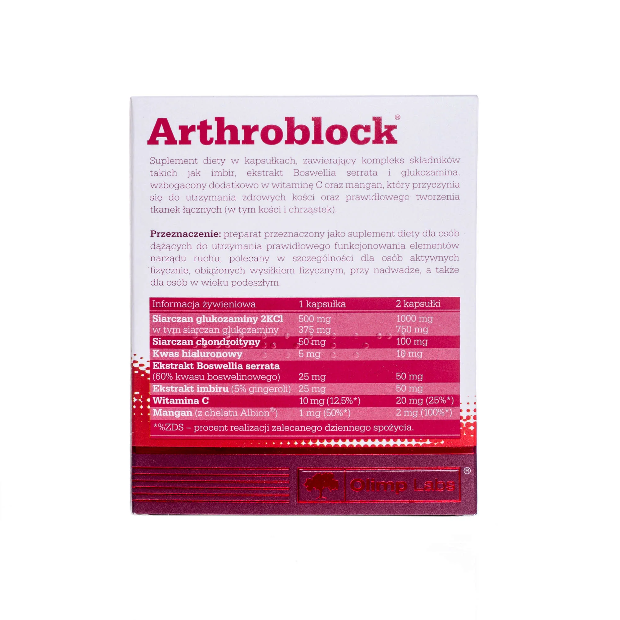 Olimp Arthroblock suplement diety, 60 kapsułek