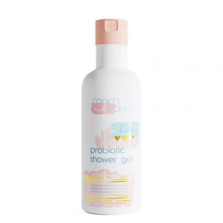 Mom and Who? Kids probiotyczny nawilżająco-kojący żel pod prysznic dla dzieci, 250 ml