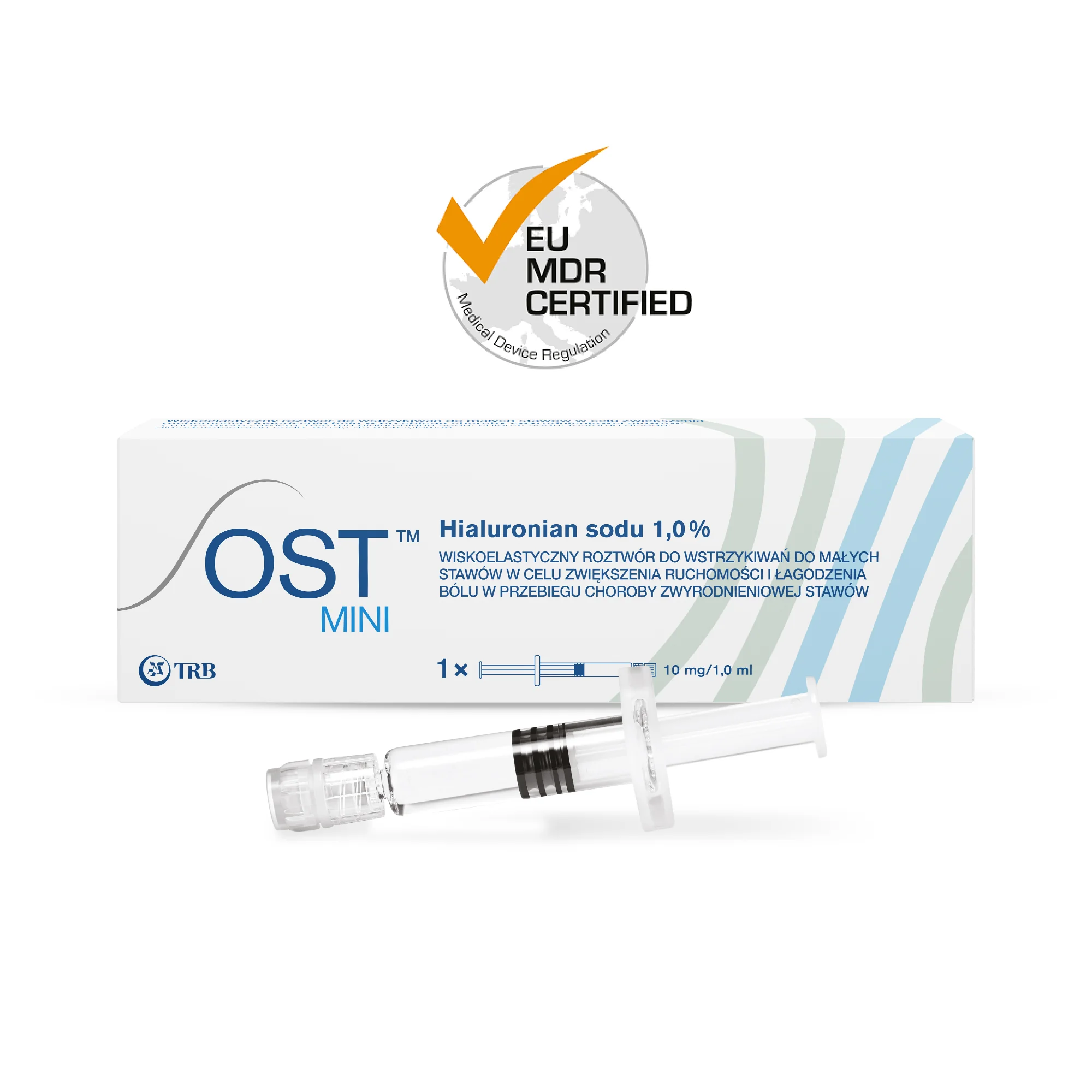 OST Mini Hialuronian sodu 1,0%, 1 ampułko-strzykawka