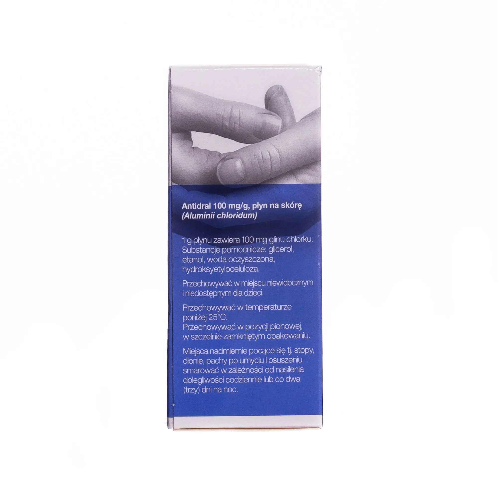 Antidral - lek do stosowania w przypadku nadmiernej potliwości skóry, 50 ml 