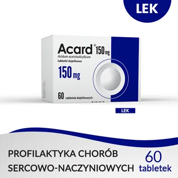 Acard, 150 mg, 60 tabletek 