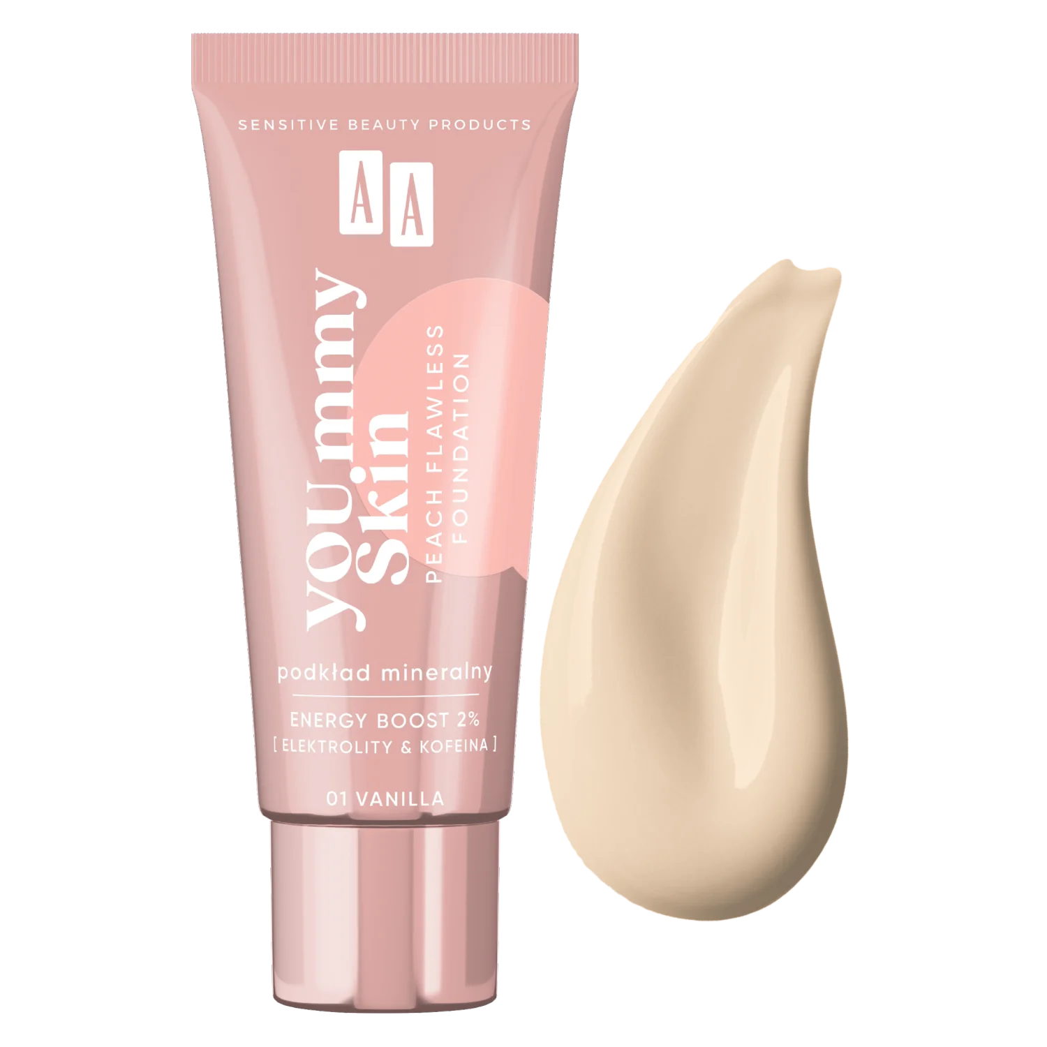 AA YOU.mmy Skin podkład mineralny do twarzy nr 01 Vanilla, 30 ml