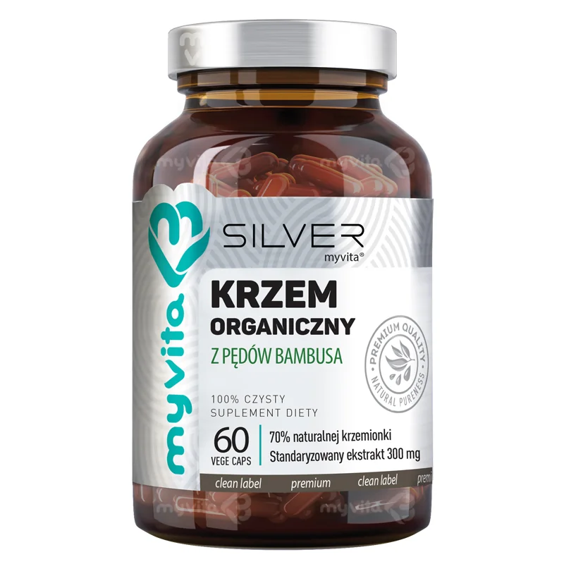 MyVita Silver Krzem organiczny z pędów bambusa 60 kapsułek