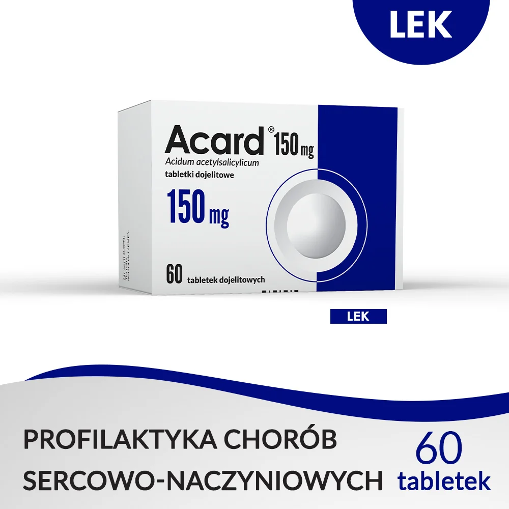 Acard 150 mg 60 tabletek