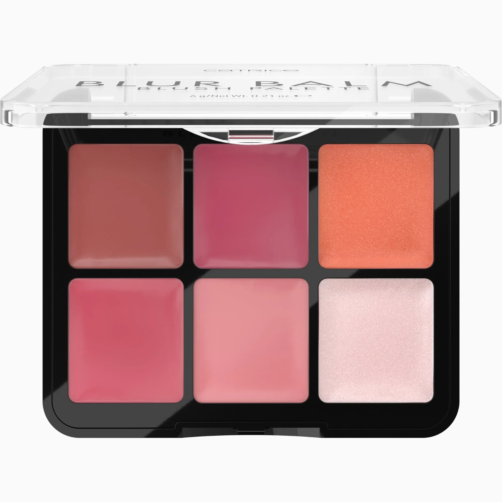 CATRICE lur Balm Blush Palette paleta róży 010 Blush Blindness, 6 g
