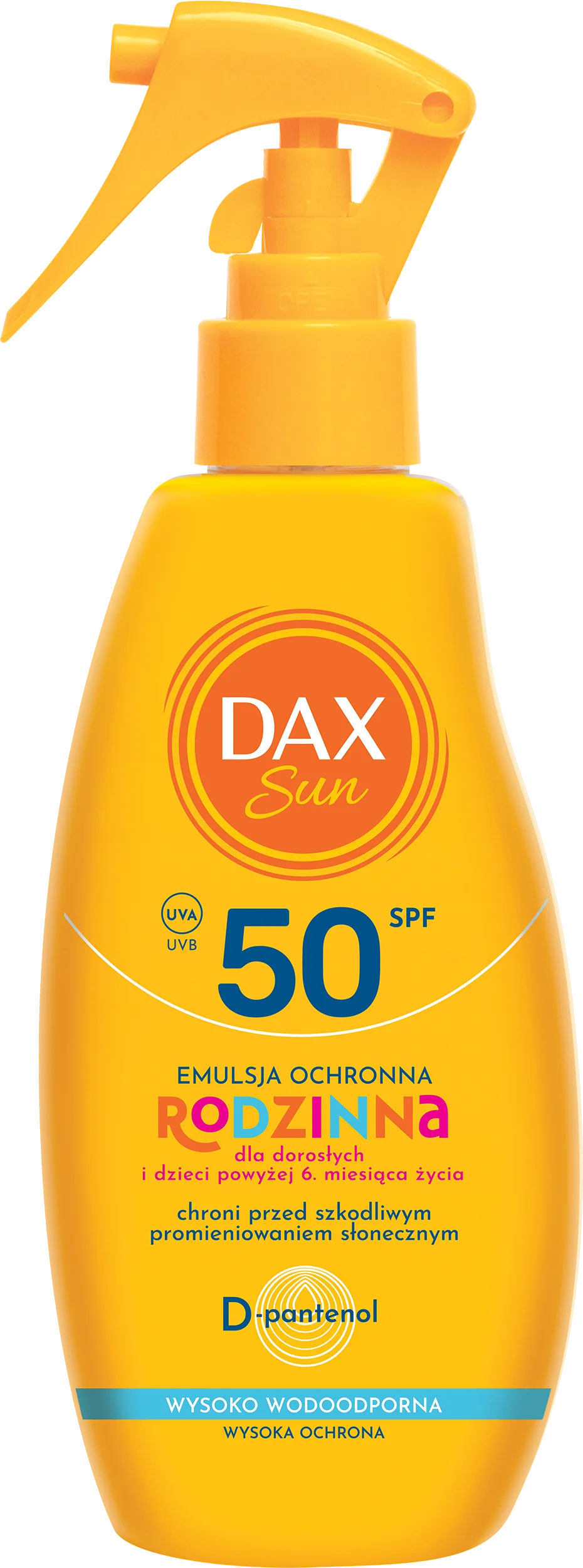 Dax Sun rodzinna emulsja ochronna SPF 50, 200 ml