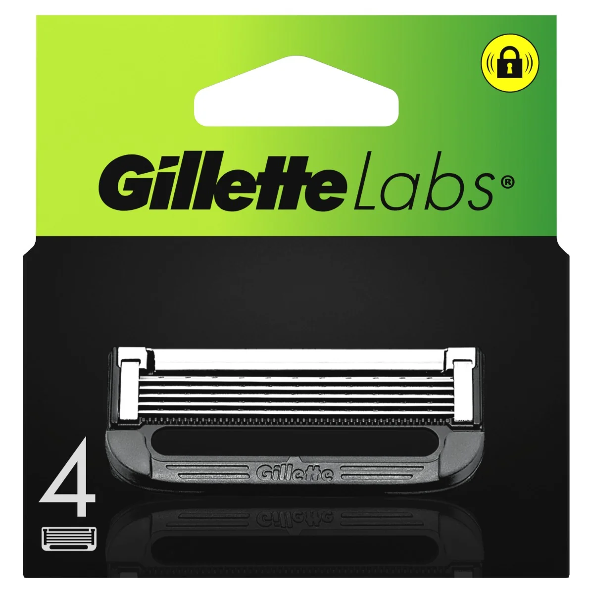 Gillette Labs wymienne ostrza do golenia, 4 sztuki