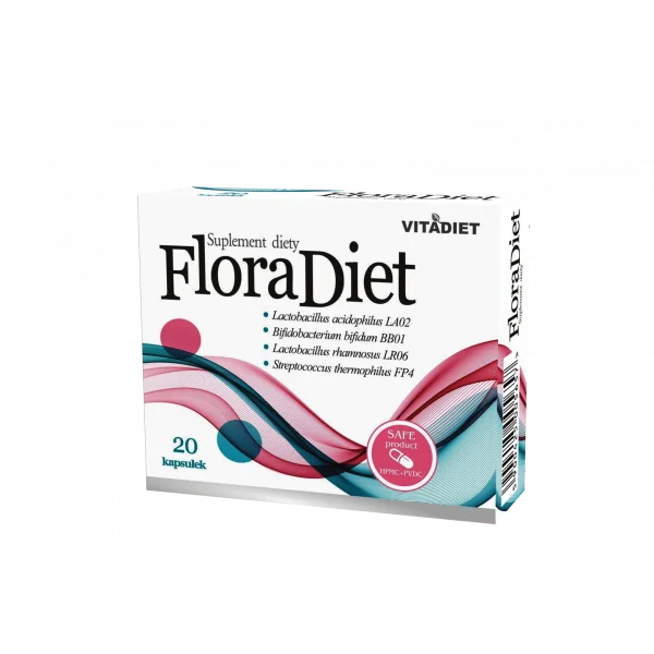 FloraDiet suplement diety, 20 kapsułek