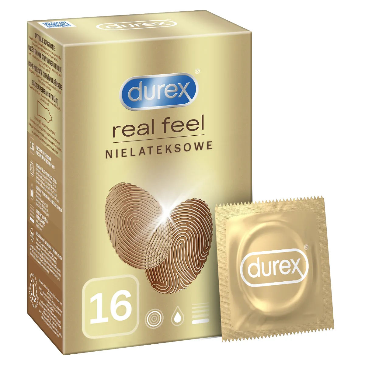 Durex Real Feel, prezerwatywy, 16 sztuk 