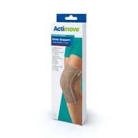 Actimove Everyday Supports Knee Support Closed Patella opaska stabilizująca na kolano z zabudowaną rzepką beżowa rozmiar L, 1 szt.