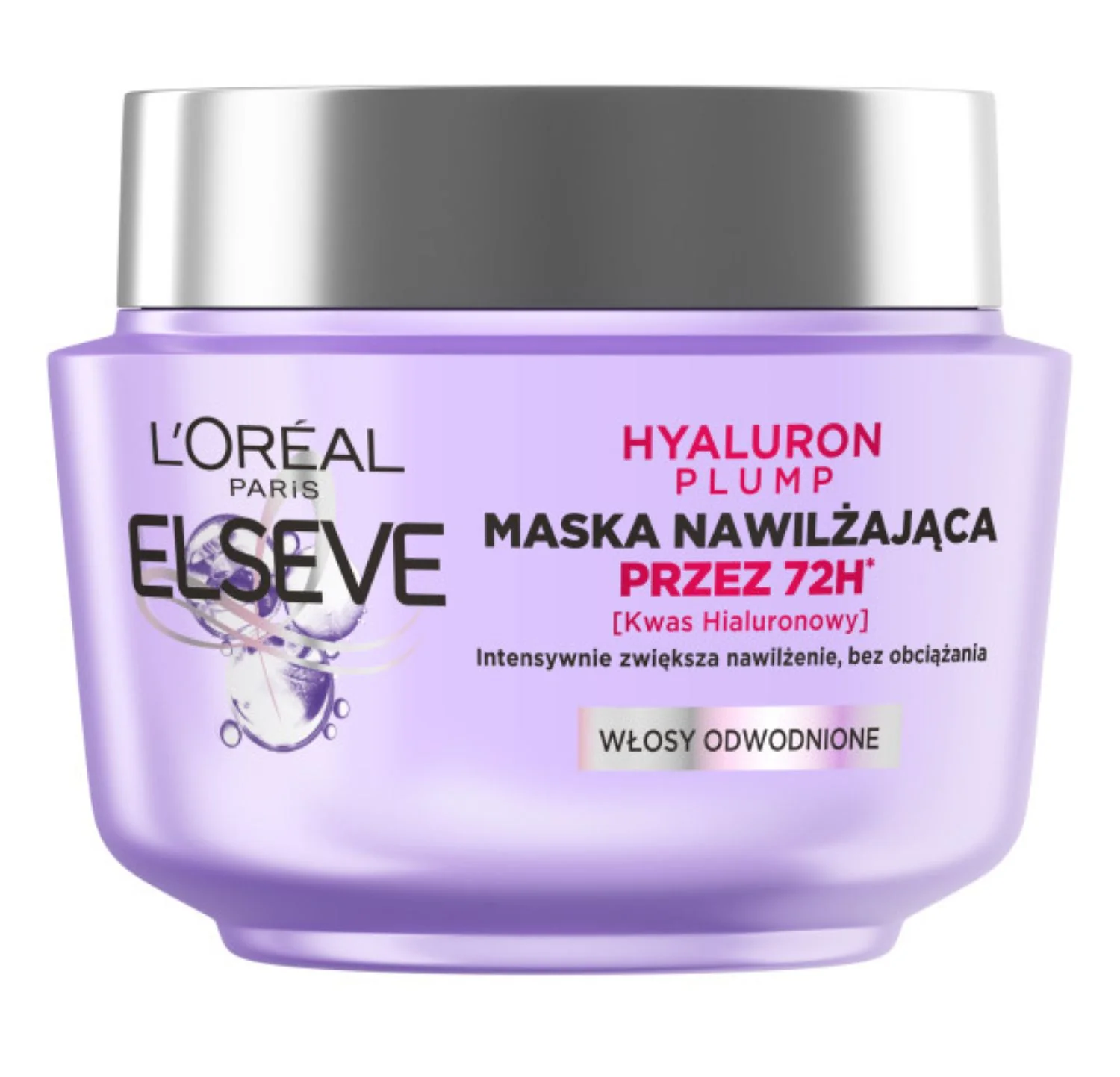 L`Oreal Elseve Hyaluron Plump maska nawilżająca do włosów odwodnionych, 300 ml