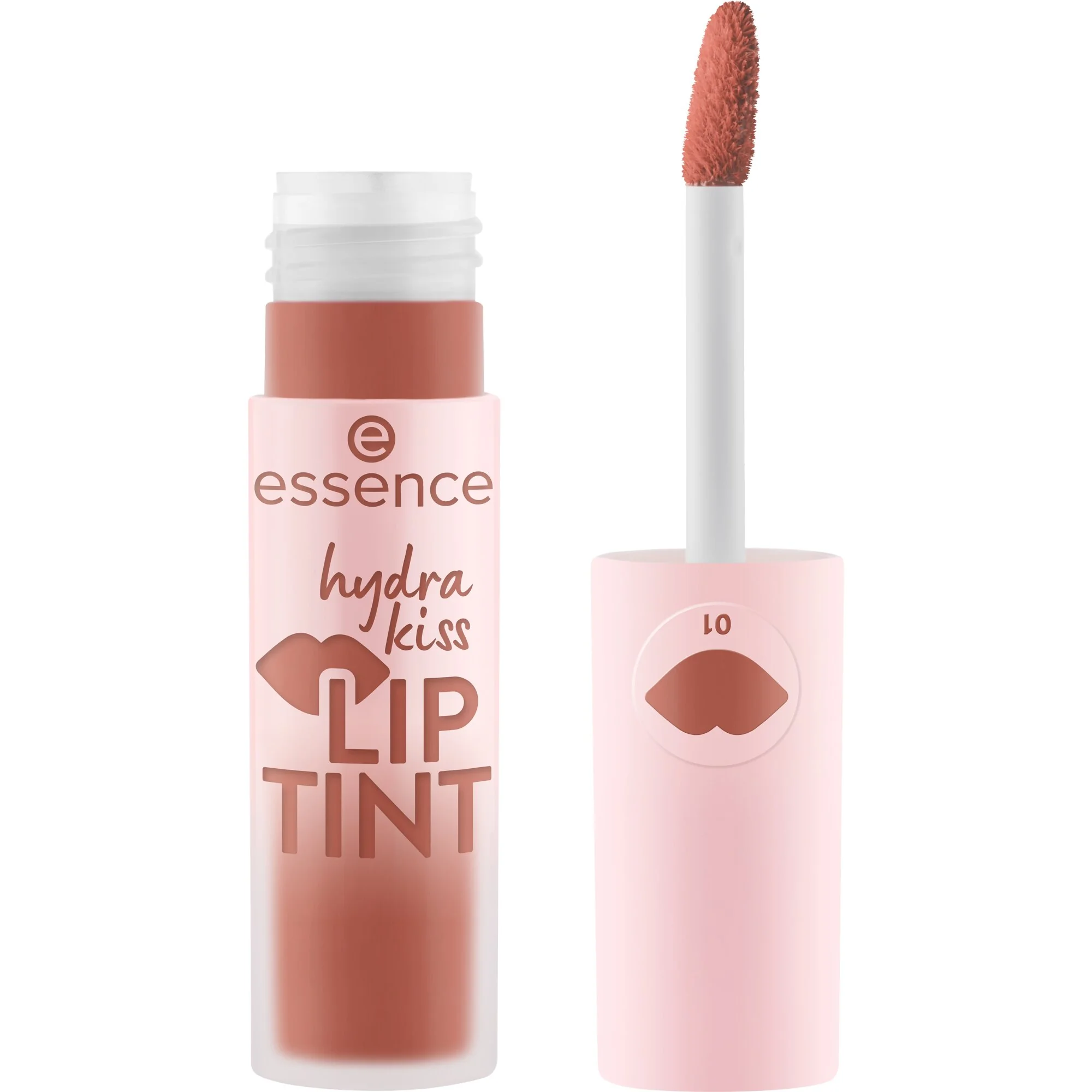 Essence Hydra Kiss Lip Tint tint do ust 01 Blushing Nude, 4 ml