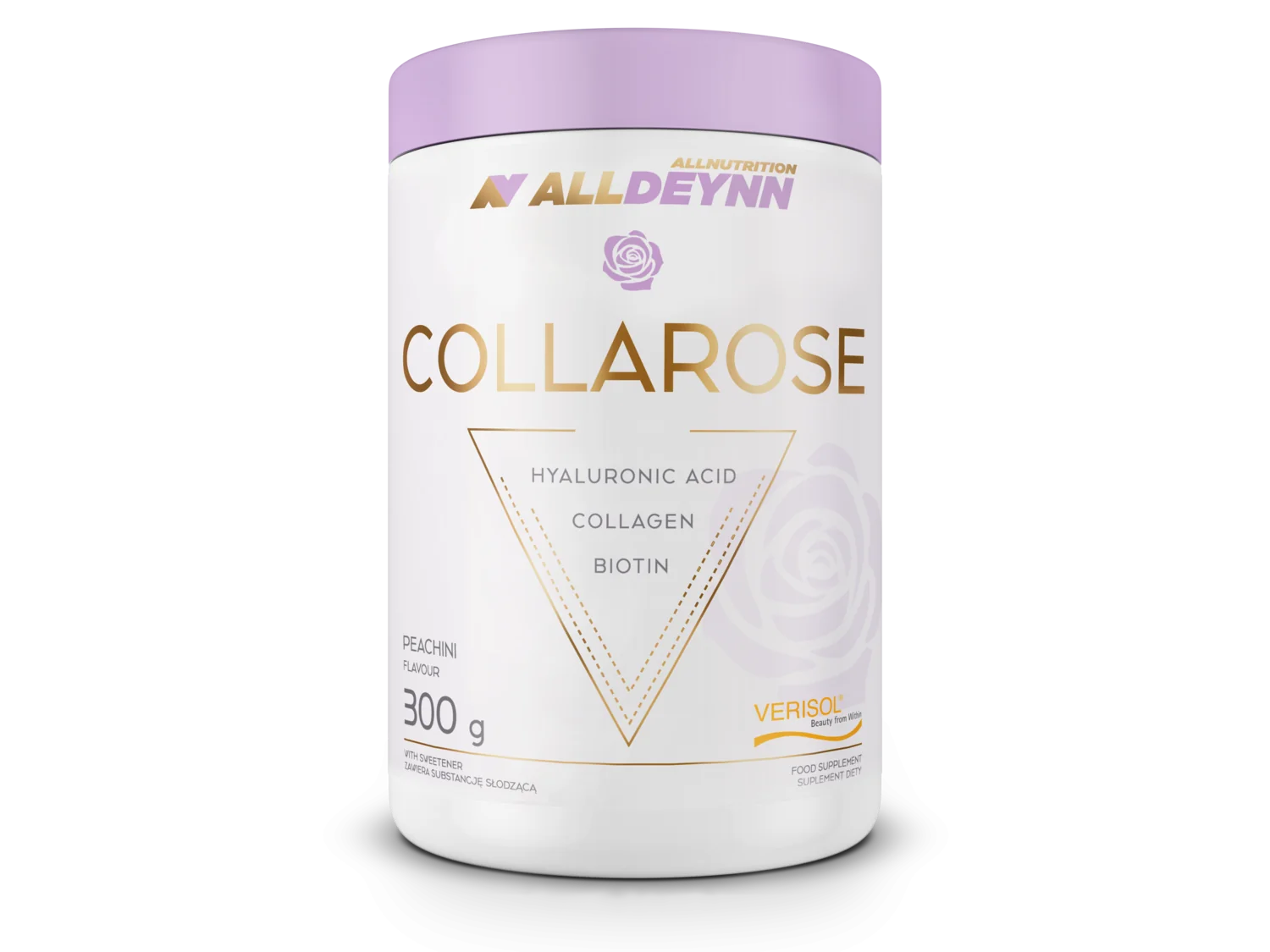 Allnutrition Alldeynn Collarose peachini, proszek, 300 g