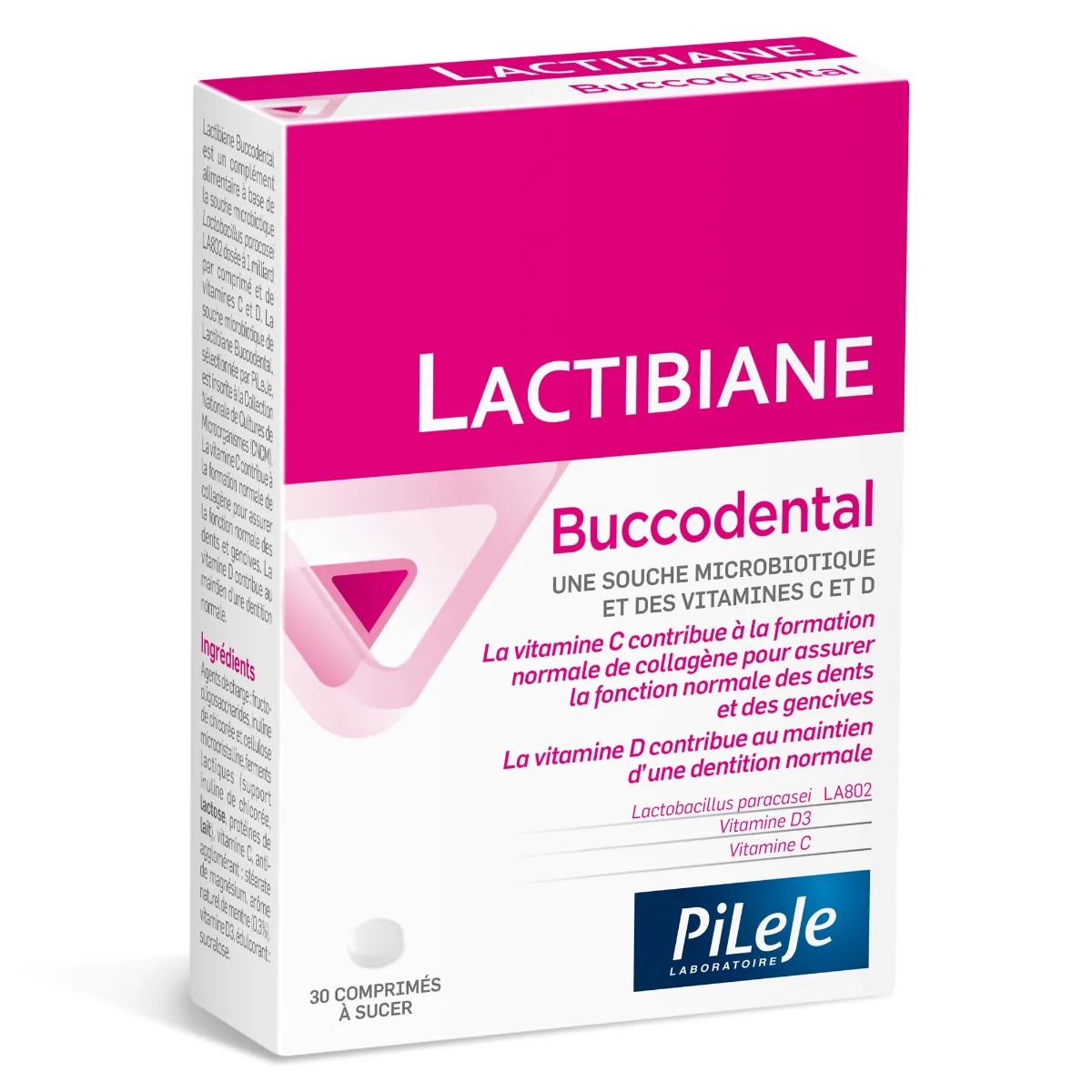 Lactibiane Buccodental, suplement diety, 30 tabletek do ssania