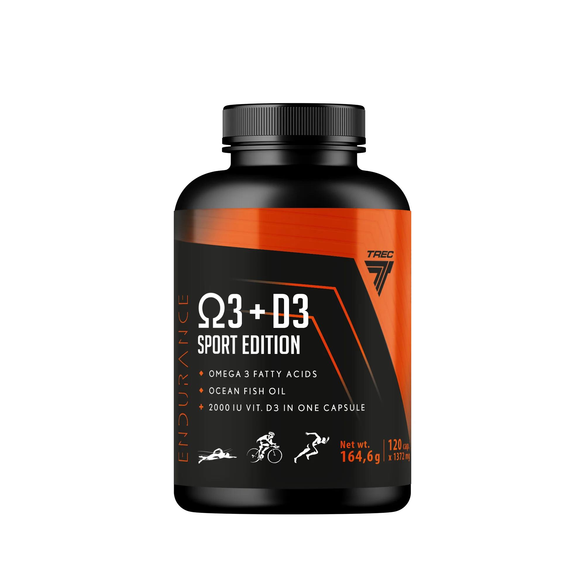 Trec Endurance Omega 3 + D3 Sport Edition 120 kapsułek