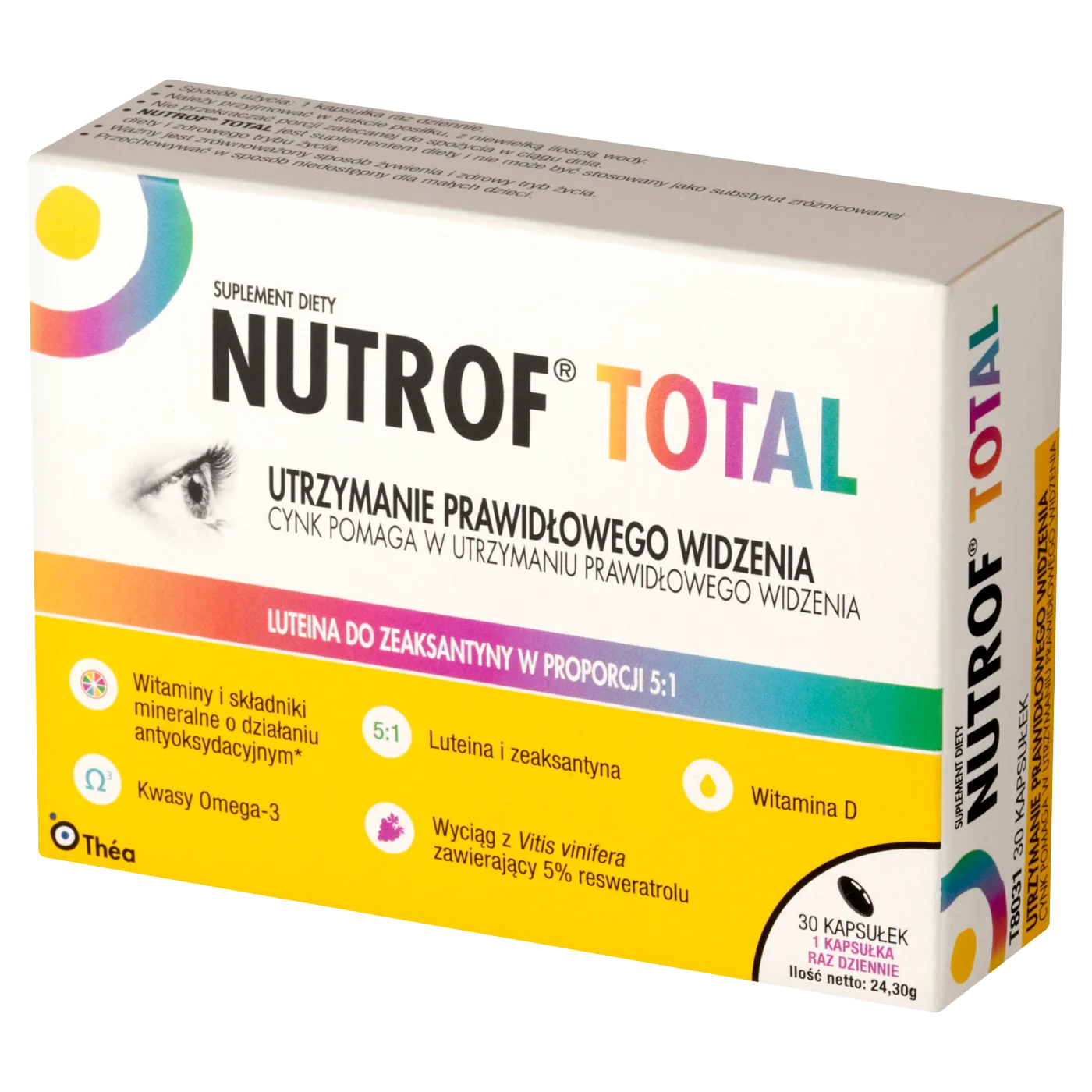 Nutrof Total z witaminą D3 30 kapsułek